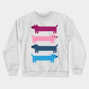 dogs colorful Crewneck Sweatshirt